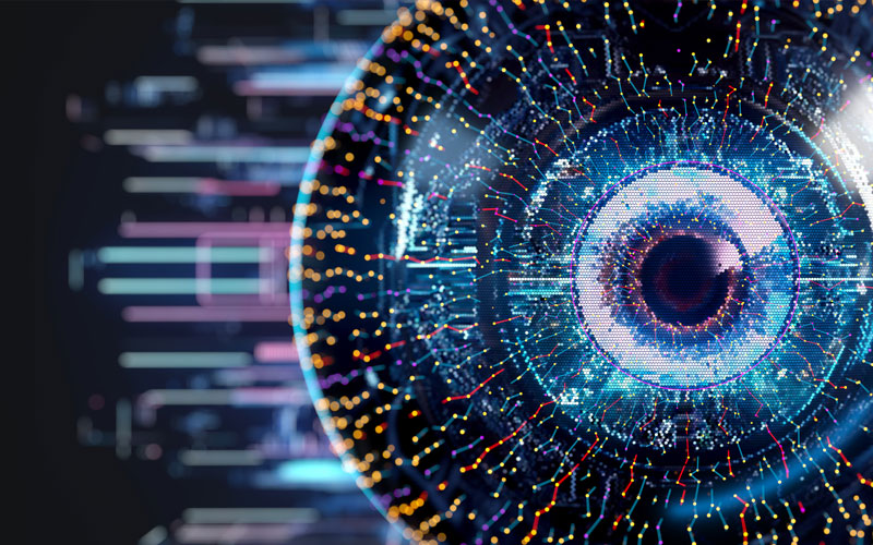 computer vision eye abstract concept computer vision eye abstract concept