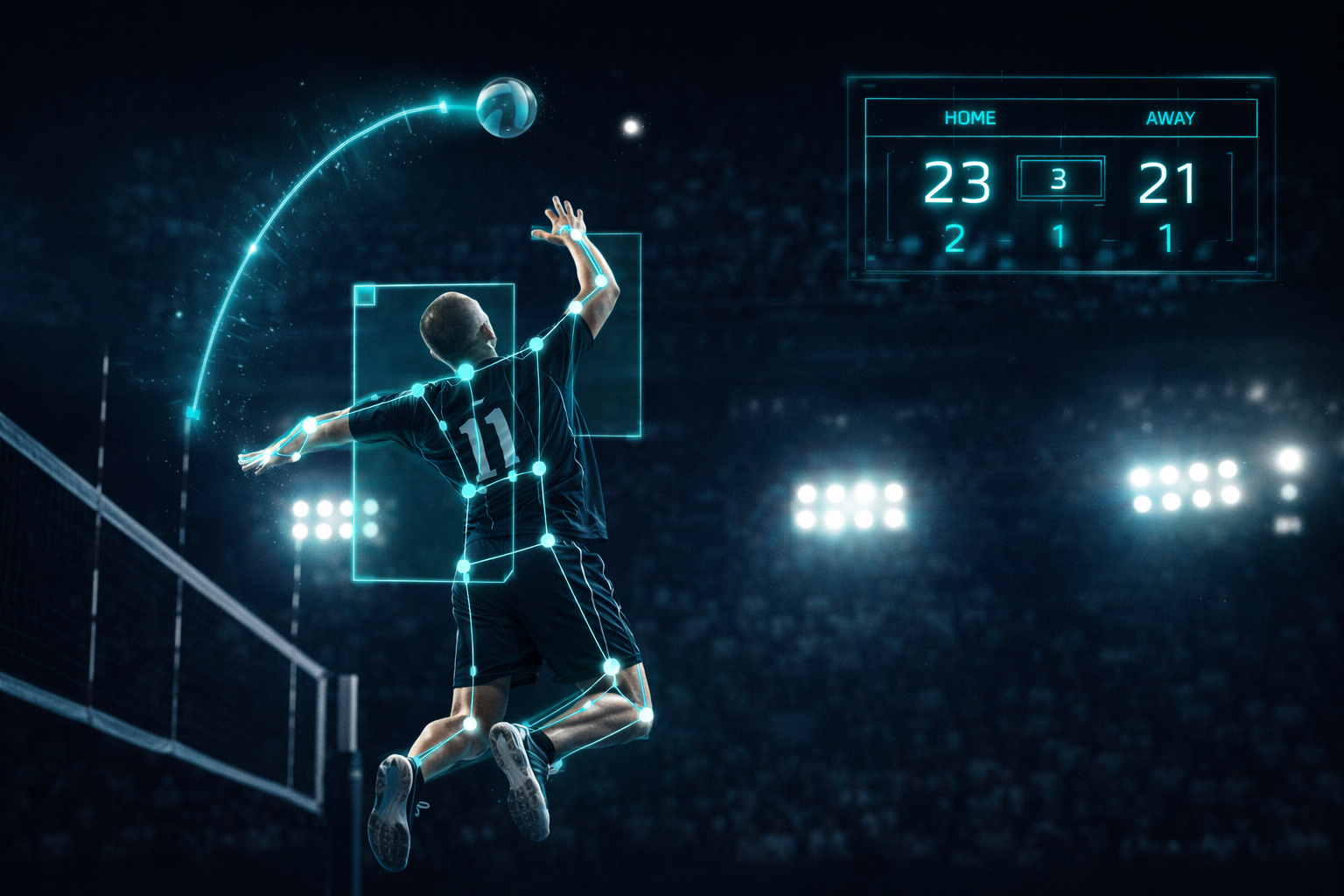 Volleyball AI live streaming