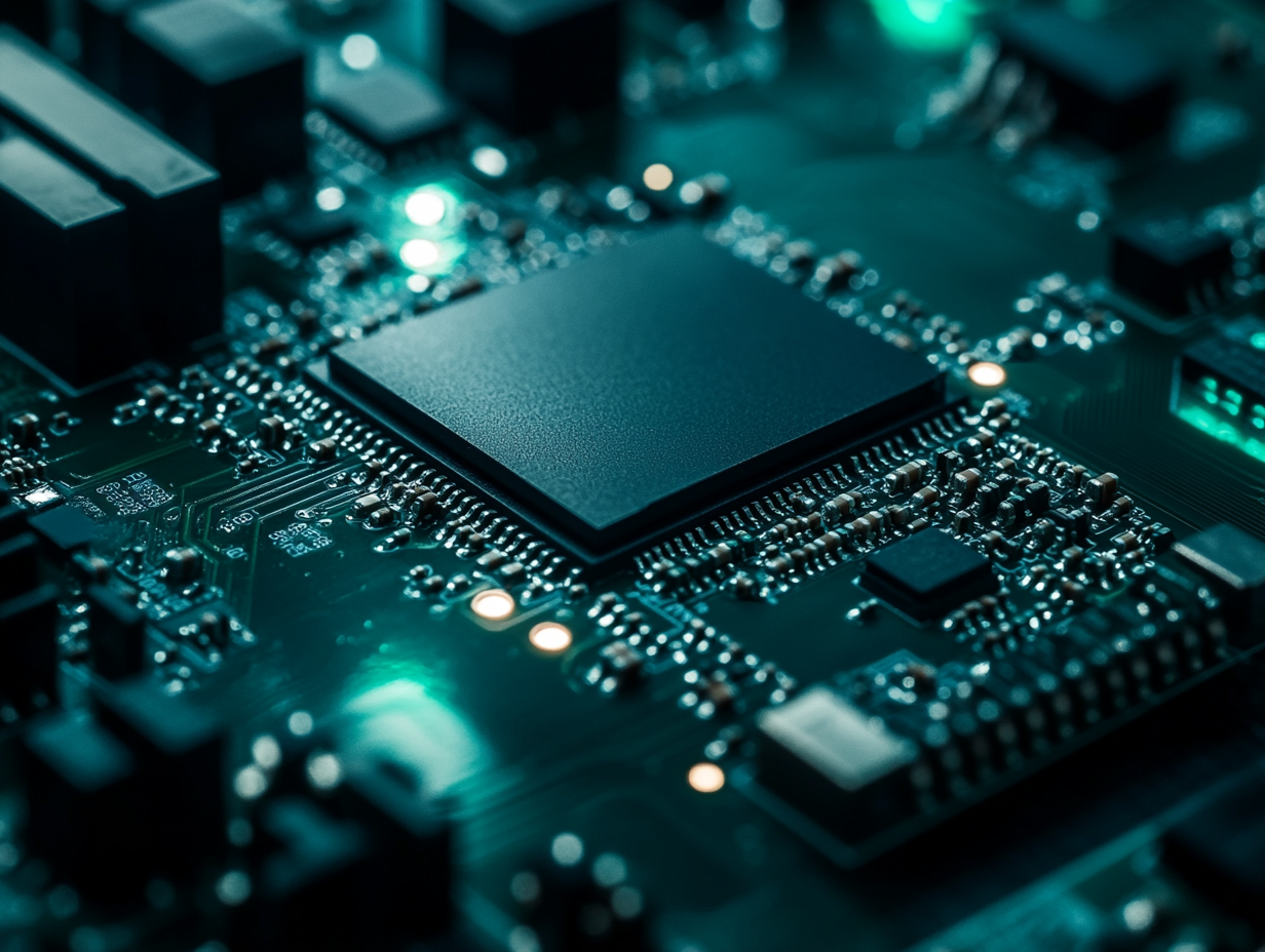 NVIDIA Jetson Orin Nano development board with teal lighting